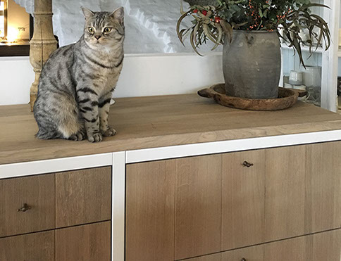 Schöner aus Pinie und Eiche - Küche im modernen Landhausstil in Modulbauweise